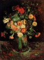 Vase with Zinnias and Geraniums Vincent van Gogh